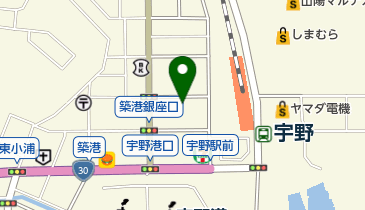 つくしお好み焼の地図画像