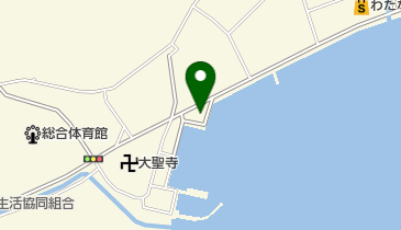 玉野中央魚市場の地図画像