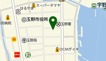玉野コンタクトの地図画像