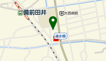 扇屋精肉店の地図画像