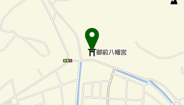 御前八幡宮の地図画像
