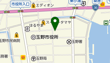 エフワン雀荘の地図画像