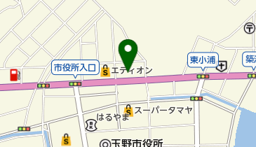 フクシマ理容室の地図画像