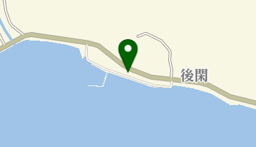 玉野市消防本部 消防団 後閑分団の地図画像