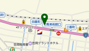 アタック笠岡店の地図画像