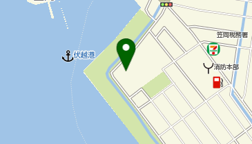 笠岡市老人福祉センターの地図画像