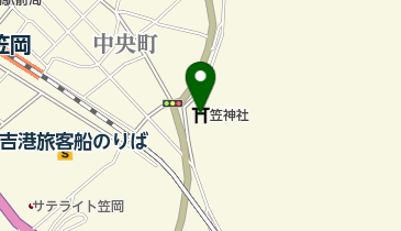 笠神社の地図画像