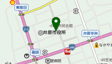 井原エネルギー株式会社の地図画像