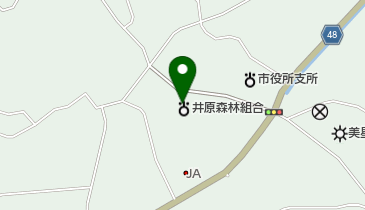 井原市森林組合美星支所の地図画像