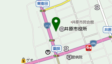 井原市建設業協会の地図画像