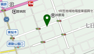 スパー井原中央店の地図画像
