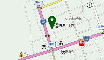 花工房やすのぶの地図画像