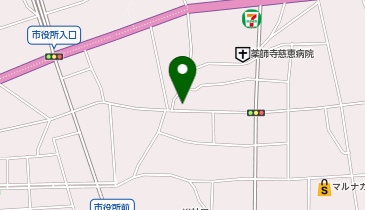 家具の大丸の地図画像