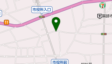 きくや肌着店の地図画像