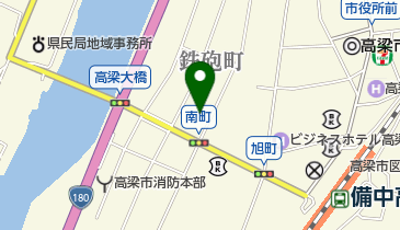 高梁商工会議所の地図画像