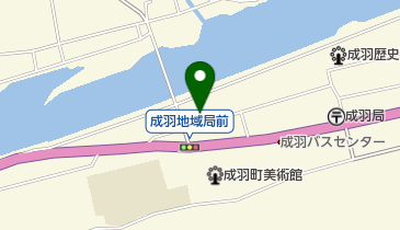 難波理容店の地図画像