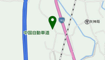 哲西クリーニング店の地図画像