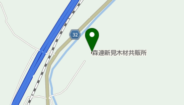 岡山県森林組合連合会新見支所の地図画像