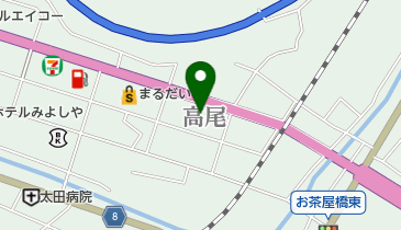 岡山県教職員組合新見支部の地図画像