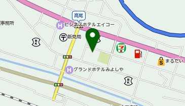 ナカニシメガネ専門店の地図画像