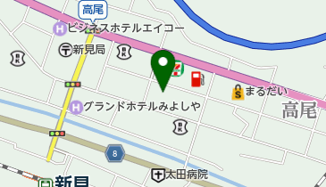 安達太陽堂昭和町店の地図画像