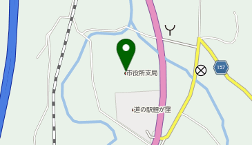 新見市役所 哲西支局地域振興課 市民福祉係の地図画像