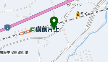 ホンダウイング備前の地図画像