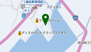 横山石油株式会社片上支店の地図画像