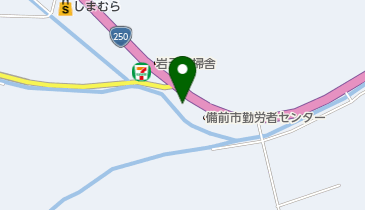 岡山県建設労働組合和気支部の地図画像