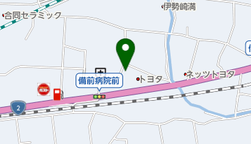 備前焼しょうざんの地図画像