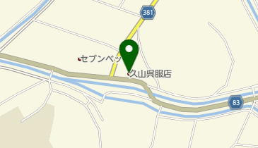久山呉服店の地図画像