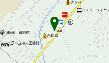 白十字山陽店の地図画像