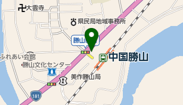 勝山公民館 城北分館の地図画像