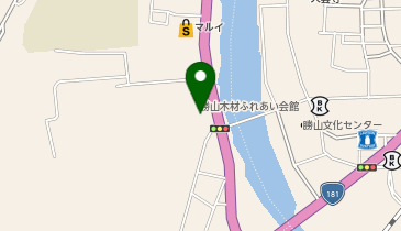 勝山木材ふれあい会館の地図画像