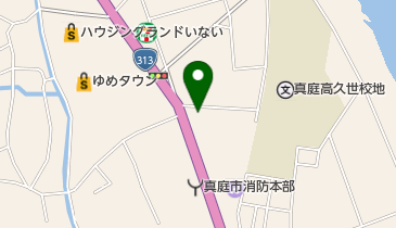 白沢進学ゼミ久世校の地図画像