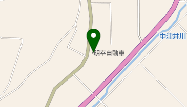 明幸自動車の地図画像
