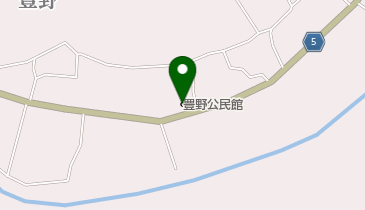 美作市 豊野公民館の地図画像