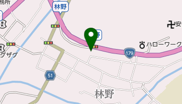 美作市 林野公民館の地図画像