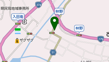 中尾理容店の地図画像