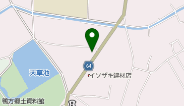 夕食材料のヨシケイ鴨方の地図画像