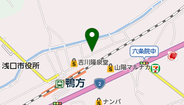 たなかのうどんの地図画像