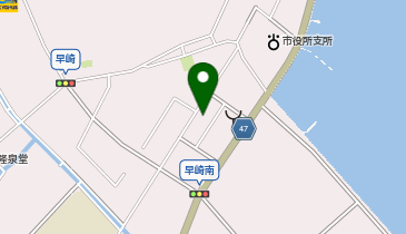 まからずや早崎店の地図画像