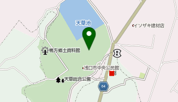 浅口市老人憩いの間の地図画像