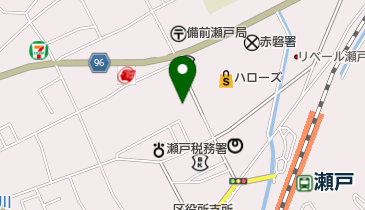 皿井観光バスの地図画像