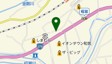 岡田精肉店の地図画像