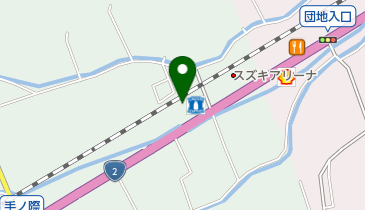 ボディショップ姫路の地図画像