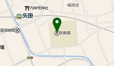 岡山県立矢掛高等学校 教務室の地図画像