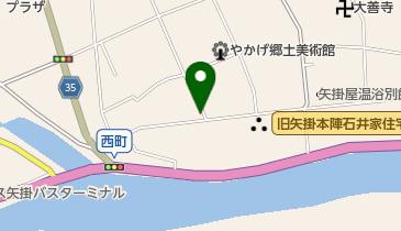 横山精肉店の地図画像