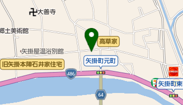 岡崎花店の地図画像