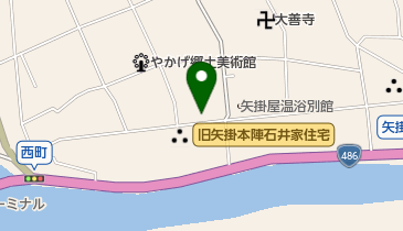 難波プロパン店の地図画像